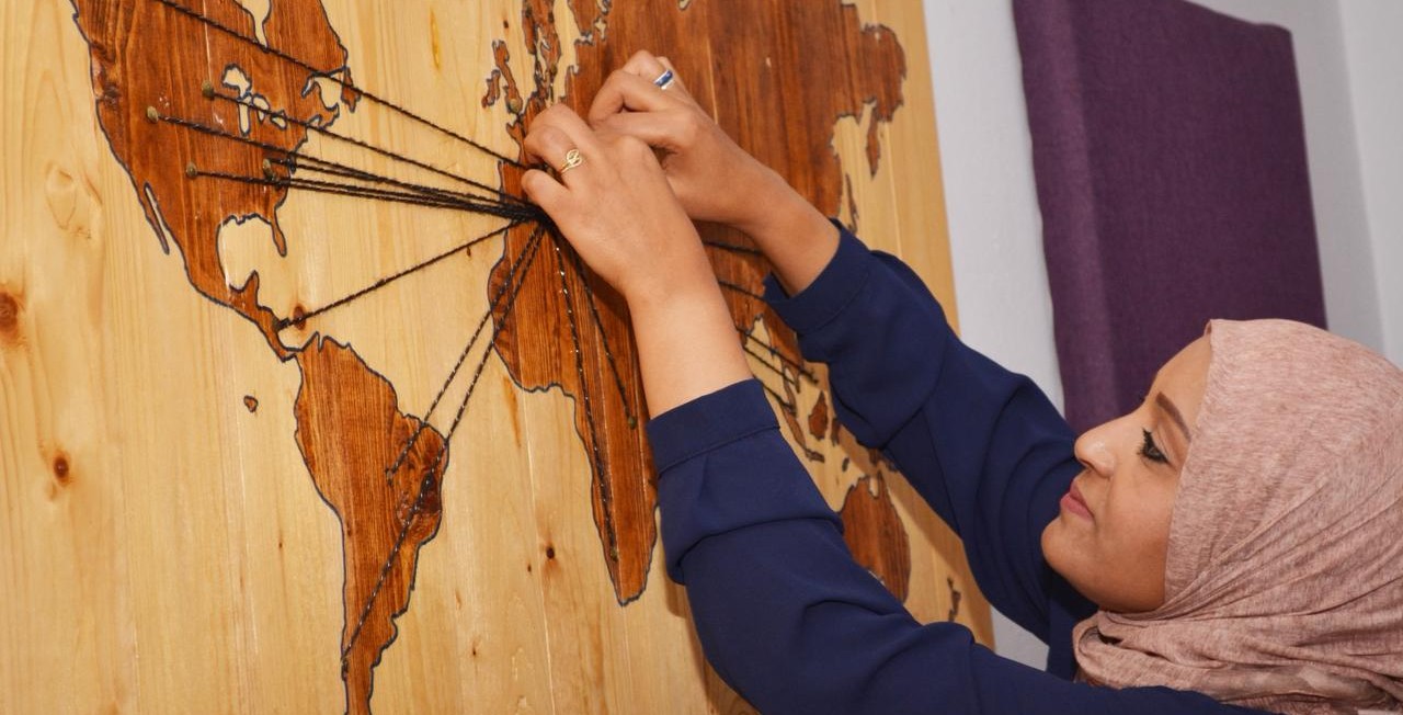 Putting pins in a map